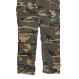 SOLOGNAC Womens Cotton Blend Camo Regular Straight Trousers W28 L30 Outdoor