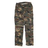 SOLOGNAC Womens Cotton Blend Camo Regular Straight Trousers W28 L30 Outdoor