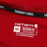 Force Carhartt T-Shirt - 2XL Red Cotton