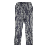 PATRIZIA PEPE Womens Joggers Blue & White M W26 L26 Patterned Slim Fit Straight