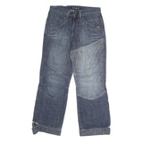 COAX Mens Jeans Blue Regular Straight Denim Medium W30 L29 Zip Comfort Style