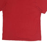CHAPS Mens Red Graphic T-Shirt XL Short Sleeve Crew Neck Classic Cotton