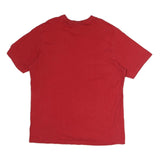 CHAPS Mens Red Graphic T-Shirt XL Short Sleeve Crew Neck Classic Cotton