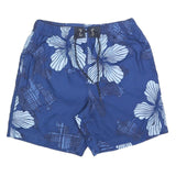 NAUTICA Mens Shorts Blue Floral Casual M W30 Polyester Blend Swimwear