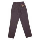 WRANGLER Womens Jeans Purple Regular Straight Denim W26 L30 Classic Fit Zip