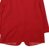 SAVANNAH Womens Red Wool Classic Jacket UK 18 Button Closure Plain Stylish