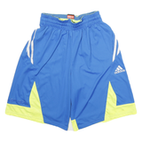 NIKE Mens Shorts Blue & Yellow Casual S W24 Polyester Blend Sportswear