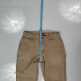 Carhartt Carpenter Trousers - 30W 32L Beige Cotton
