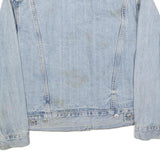 LEVI'S Womens Blue Denim Button Cotton Blend Jacket S Classic