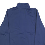 NIKE Mens Blue 1/4 Zip S Polyester Blend Sports Sweatshirt