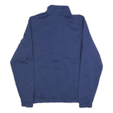 NIKE Mens Blue 1/4 Zip S Polyester Blend Sports Sweatshirt