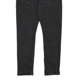 LEVI'S Mens Slim Black Denim Slim Fit Skinny Jeans W32 L27 Zip Closure