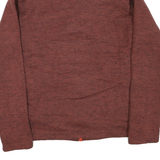 THE NORTH FACE Mens Red Heather Zip Jacket M Polyester Blend Casual Outdoor