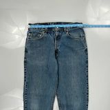 505 Levis Jeans - 32W 33L Blue Cotton