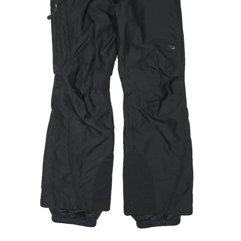 MAMMUT Lined Womens Polyester Blend Black Relaxed Straight Trousers W28 L31