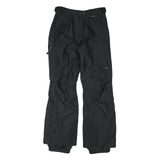 MAMMUT Lined Womens Polyester Blend Black Relaxed Straight Trousers W28 L31