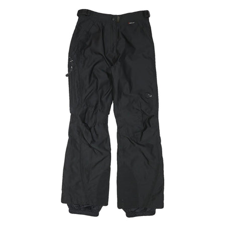 MAMMUT Lined Womens Polyester Blend Black Relaxed Straight Trousers W28 L31