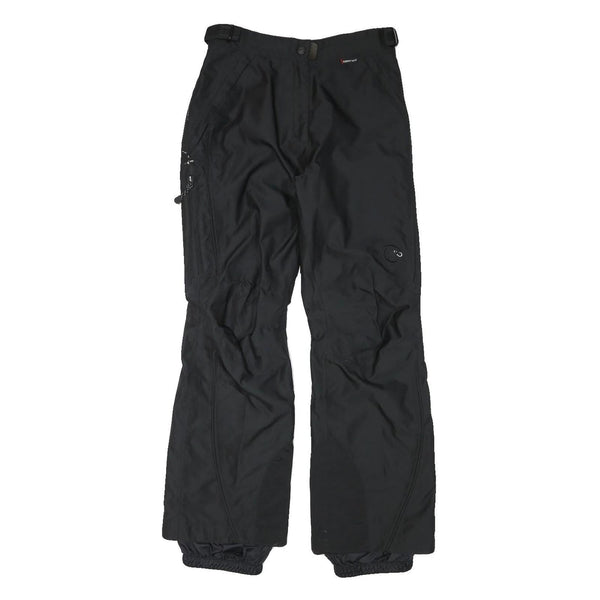 MAMMUT Lined Womens Polyester Blend Black Relaxed Straight Trousers W28 L31