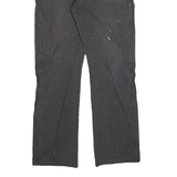 DICKIES Mens Jeans Black Relaxed Straight Denim Medium W34 L34 Workwear Pants