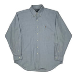 Blake Ralph Lauren Shirt - Large Gray Cotton