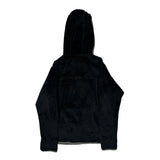 Patagonia Fleece Hoodie - Small Black Polyester