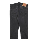 LEVI'S 510 Mens Slim Black Denim Jeans W30 L27 Zip Cotton Blend