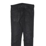LEVI'S 512 Tapered Mens Jeans Black Slim Tapered Denim Medium W33 L32 Stylish