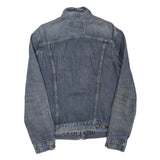 LEVI'S Mens Blue Cotton Blend Denim Jacket M Classic Button Closure Retro Style