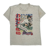 Atlanta Braves Champion Graphic T-Shirt - Medium Multicoloured Cotton