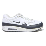 NIKE Air Max 1 Mens Low Top Trainers Black & White Leather UK 9 Classic Design