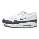 NIKE Air Max 1 Mens Low Top Trainers Black & White Leather UK 9 Classic Design