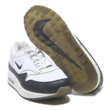 NIKE Air Max 1 Mens Low Top Trainers Black & White Leather UK 9 Classic Design