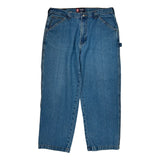 Chaps Ralph Lauren Carpenter Jeans - 36W 30L Blue Cotton