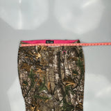 Realtree Camo Cargo Trousers - 38W UK 16 Khaki Cotton Blend