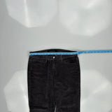 Calvin Klein Jeans Cord Trousers - 30″ Waist Black Cotton