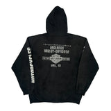 Legendary Harley Davidson Graphic Hoodie - XL Black Cotton