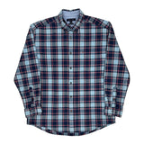 Tommy Hilfiger Checked Shirt - XL Blue Cotton