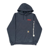 Vintage Carhartt Hoodie - Small Navy Cotton
