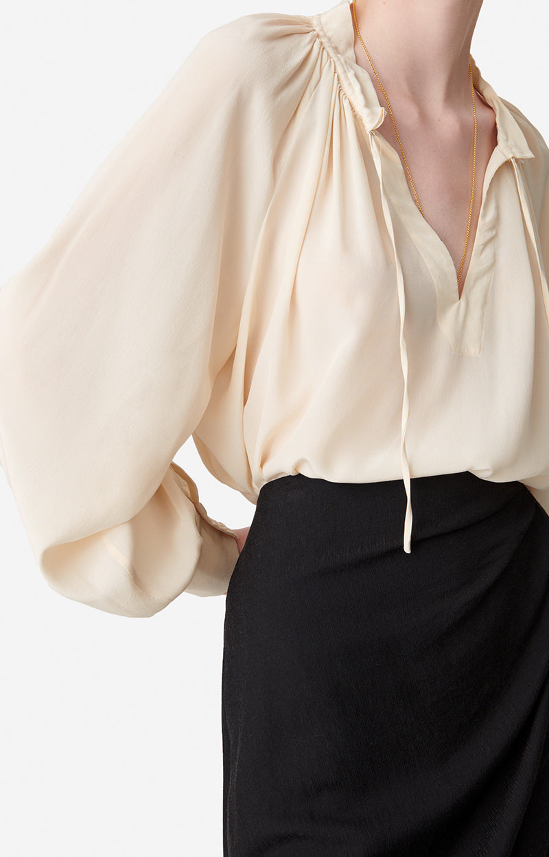 Blouse 3eva88-v09301 Poudre