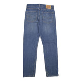 LEVI'S 505 Mens Jeans Blue Regular Straight Denim Medium W32 L32 Classic Zip