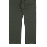 LEVI'S Mens Cotton Blend Green Regular Fit Straight Leg Trousers W31 L27 Stylish