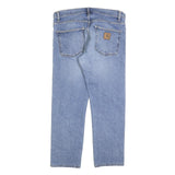 CARHARTT Mens Jeans Blue Regular Straight Denim Medium W33 L28 Casual Workwear