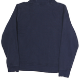 FILA Mens Navy Cotton Pullover Hoodie S Embroidered Logo Sweatshirt