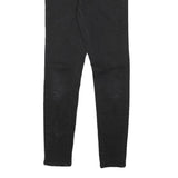 LEVI'S 710 Womens Jeans Black Slim Skinny Denim W24 L26 Zip Cotton Blend