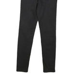 LEVI'S 710 Womens Jeans Black Slim Skinny Denim W24 L26 Zip Cotton Blend