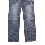 YOU GIVE ME FEEL Womens Jeans Blue Regular Straight Denim Medium W28 L30 Stylish