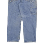 DICKIES Mens Relaxed Blue Denim Jeans W36 L29 Workwear Zip Closure