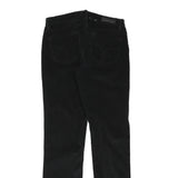 CALVIN KLEIN JEANS Womens Cotton Blend Black Regular Straight Trousers W27 L29