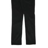 CALVIN KLEIN JEANS Womens Cotton Blend Black Regular Straight Trousers W27 L29