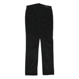 CALVIN KLEIN JEANS Womens Cotton Blend Black Regular Straight Trousers W27 L29
